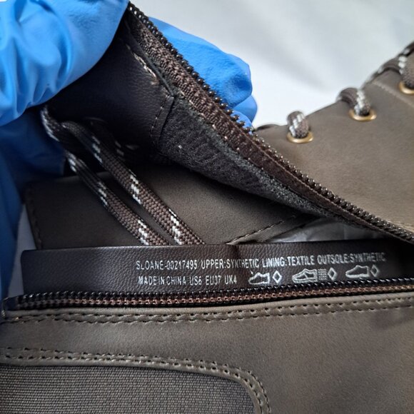 Avenue Evans Sloane Lace Up Ankle Boot Brown Size 6 Wide Fit NWT - Picture 9 of 10